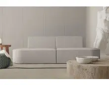 AVIO S8 sofa 2-osobowa nowoczesna zaokrąglone krawędzie ozdobna lamówka